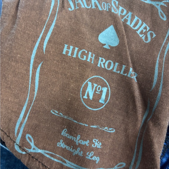 Jack of Spades Jack Straight Leg Denim Jeans Size 32 x 32 - Picture 6 of 7